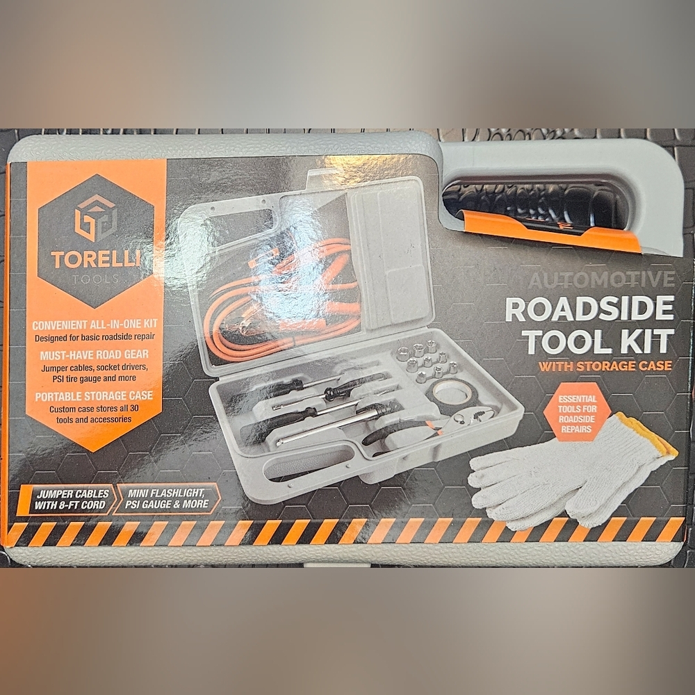 Torelli Roadside Tool Kit with Storage Case
